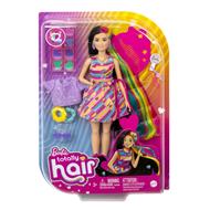 LAT BRB TOTALLY HAIR DOLL 1 COLORED STRIPES DRESS